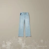 Wide-leg straight-leg summer loose, high-waisted, fashionable, casual and versatile women's jeans, Lyocell non-elastic, slimming and figure-hugging Application Scenario